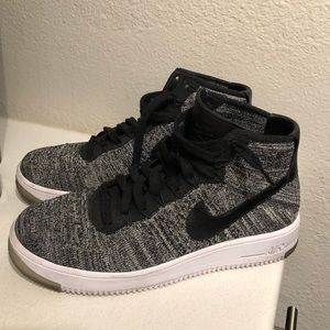 Black and Grey Nike Air Shoes